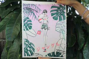Jungle Pop prints by Miami fashion illustrator Josefina Fernandez
