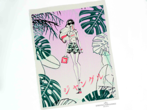 Jungle Pop by Miami fashion illustrator Josefina Fernandez