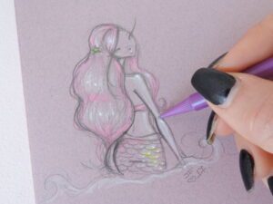 mermaid illustration by josefina fernandez