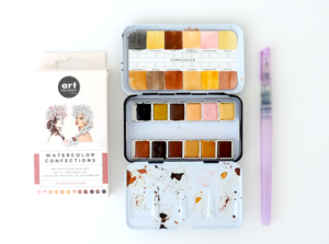 New Prima watercolor sets review and swatches: Complexions, Woodlands, Essence, Metallic Accents