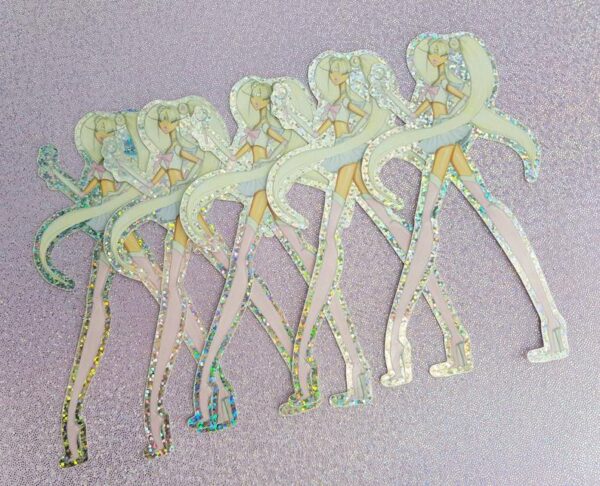 Sailor Moon Glitter Stickers by Josefina Fernandez